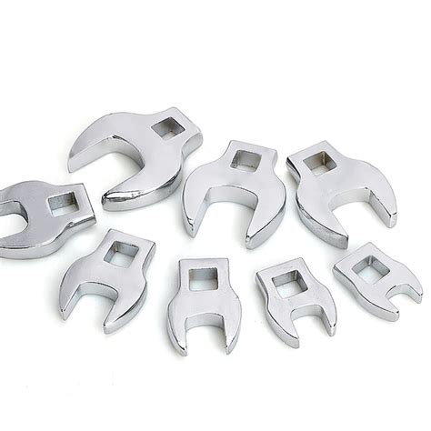 8Pcs 3 8 Inch Drive Crowfoot Wrench Set 10 22mm Metric Chrome Plated