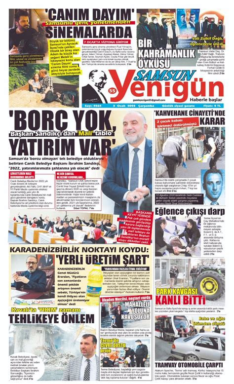 Samsun Yenigün Gazetesi Samsunyenigun Twitter