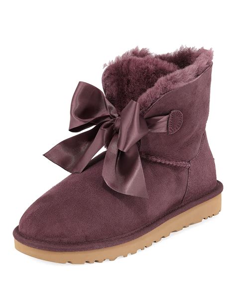 Ugg Gita Bow Mini Boots Neiman Marcus