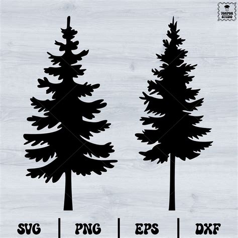 Pine Tree Svg, Forest Tree Svg, Tree Silhouette Svg, Mountain Forest ...