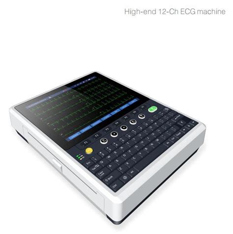 Touch Large Screen Ecg Machine Wireless 12 Channel Ecg Machine