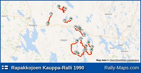 Maps Rapakkojoen Kauppa Ralli Junnu Sm Rally Maps