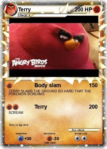 Pok Mon Terry Body Slam My Pokemon Card