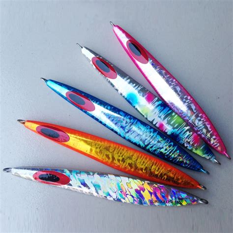 5pcslot Lurekiller 100g 150g 200g Jigging Lure Lead Fish Saltwater