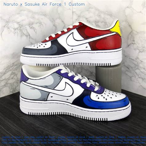 Naruto X Sasuke Air Force Custombuy Now Luxetsy King Etsy