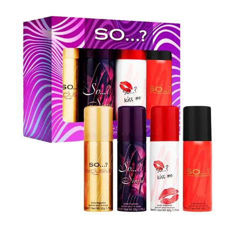 So...? Body Fragrance 4x 50ml Mini Set