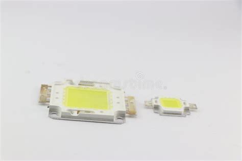 High Power Ultra Bright White Led Panel Of Different Sizes Isolated On