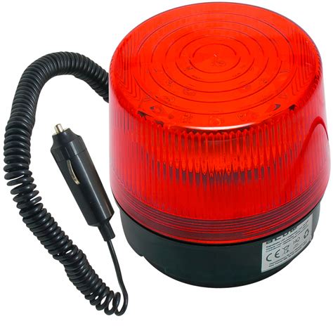 LAMPA OSTRZEGAWCZA BŁYSKOWA LED MAGNES KOGUT 12V 26 427 za 57 zł z