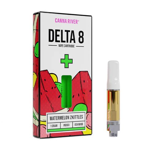 Canna River Delta 8 Vape Cartridge Watermelon Zkittles 1g