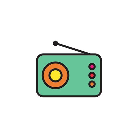 Premium Vector Radio Icon Vector Design Templates On White Background