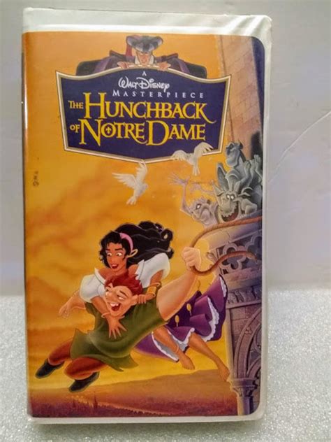 The Hunchback Of Notre Dame Vhs Walt Disney Masterpiece Etsy