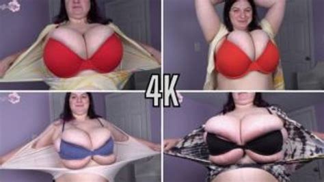 Huge Boobs Tiny Bras Shirt Ripping And Boob Flexing K Sarah Rae S Big Boob Emporium