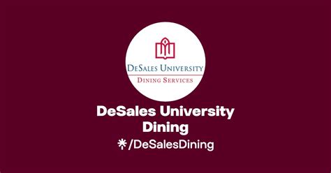 Desales University Dining Instagram Facebook Linktree