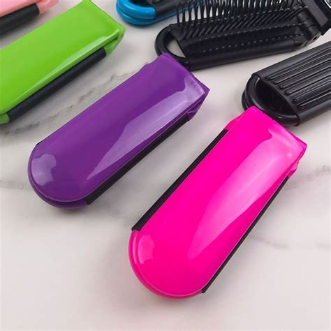 Anti Static Air Bag Hair Comb Foldable Hair Brush With Mirror Women Men Ebay