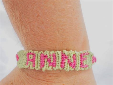 How To Make Friendship Bracelets With Names Letters And Numbers