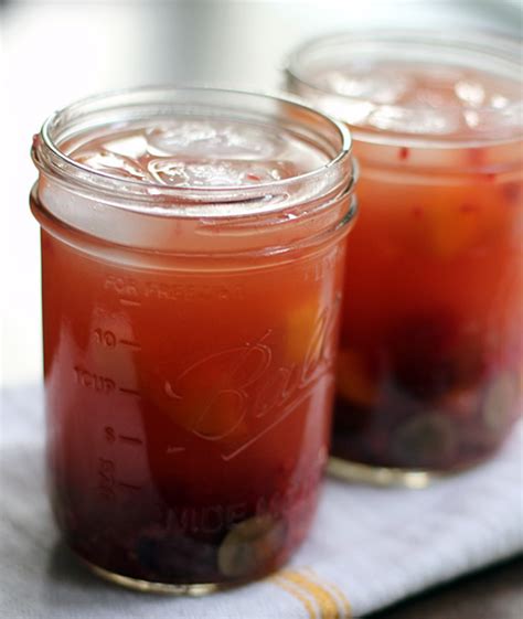 Rose Sangria In Jars Dirty Gourmet