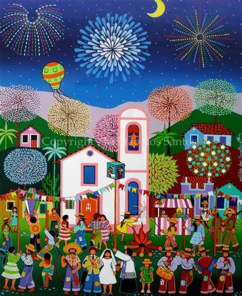 Viva São João Arte colorida Ideias para pintura Desenho festa junina