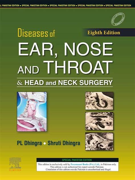 Diseases Of Ear Nose And Throat And Head And Neck Surgery 8th Edition By