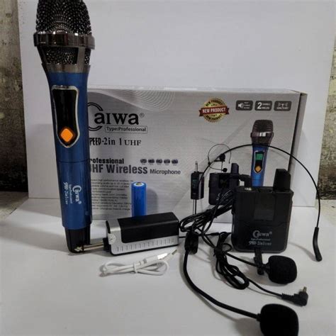 Mic Wireless Aiwa Speed 1bh Mic Clip On 1bh Mic Headset Microphone