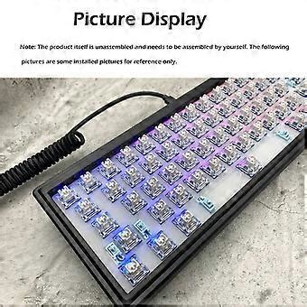 CIY GAS Hot Swappable Custom Mechanical Keyboard Kit understøtter RGB switch Fruugo DK