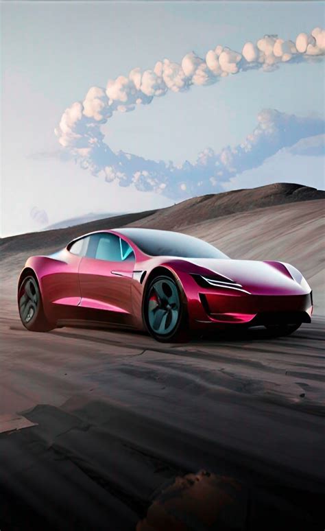 Futuristic Tesla Design Artificial Intelligence Art Wallpaper Tesla Car