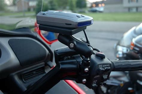 Radar Detector On Motorcycle Small Smart Mounts Nz