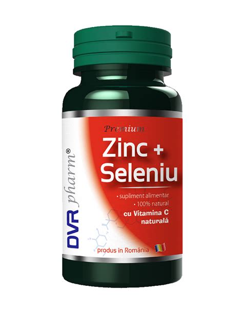 Zinc Seleniu Cu Vitamina C Naturala Capsule Dvr Pharm