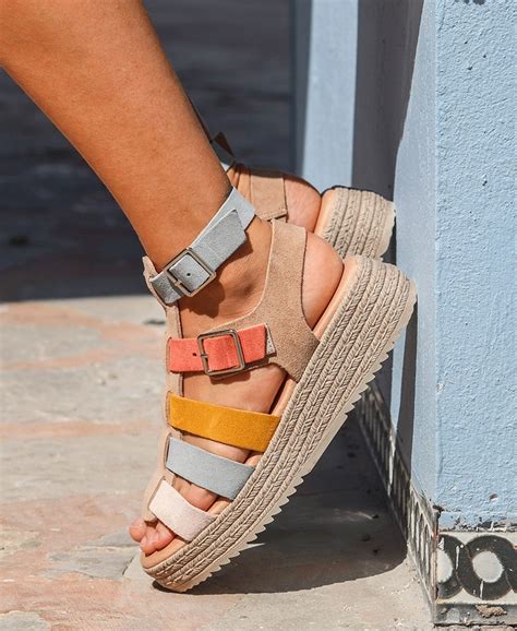 Sandalias Romanas De Colores Andares Para Mujer