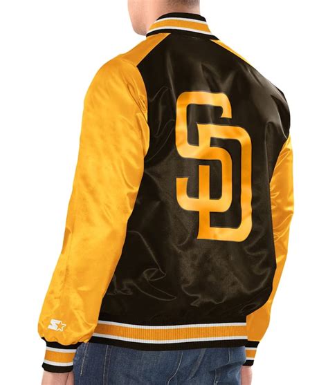 Renegade San Diego Padres Brown and Gold Jacket