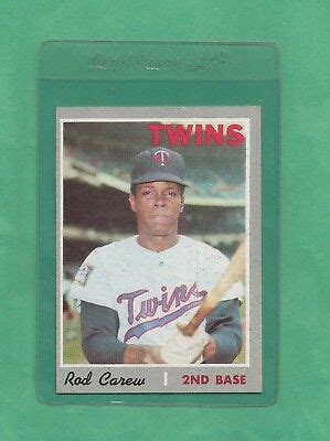 Topps Minnesota Twins Rod Carew Nm Tough Card Ebay