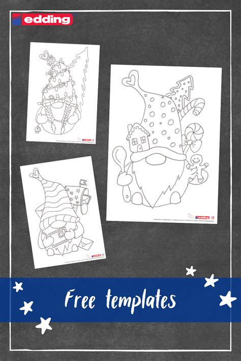 Free Window Drawing Templates Christmas Dwarfs Xmas Drawing