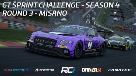 Rci Tv Gt Sprint Challenge Season Round Misano Pro Live