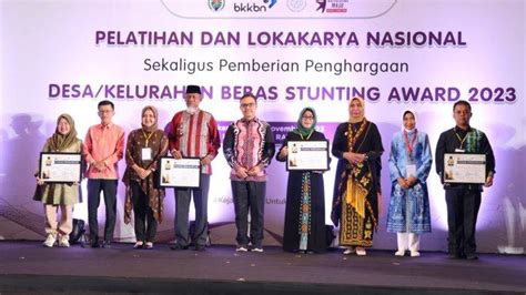 Dua Tahun Turunkan Stunting 1282 Persen Sidoluhur Raih Award Desa