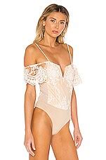 NBD Aubrie Bodysuit In White Nude REVOLVE