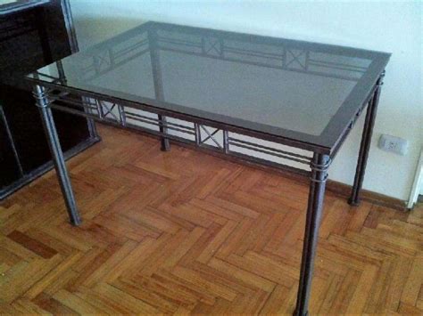 Mesa Hierro Forjado Vidrio Anuncios Marzo Clasf