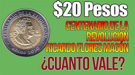 Moneda Pesos Centenario Revolucion Ricardo Flores Magon Monedas De