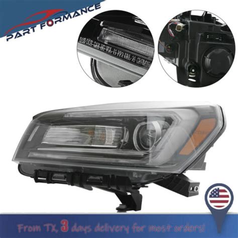 For Gmc Acadia Hid Headlight Headlamp W Led Drl Driver Left