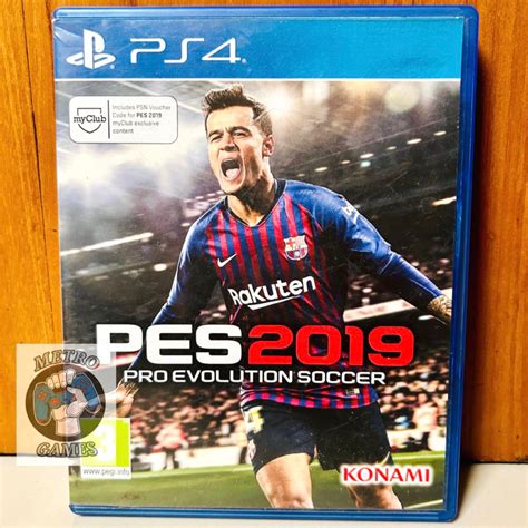 Jual Pes 2019 Ps4 Kaset Pro Evolution Soccer 2019 Playstation PS 4 5