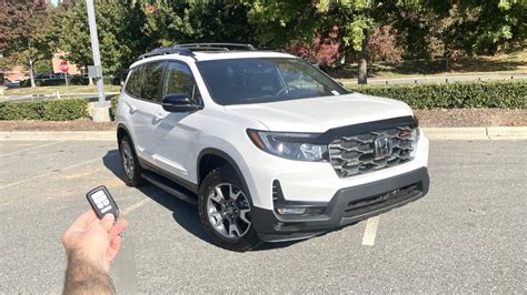 2022 Honda Passport Trailsport Start Up Test Drive Walkaround Pov And Review Youtube