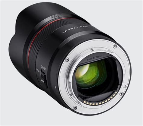 Samyang Rokinon AF 75mm F1 8 FE Lens Leaked Online To Be Announced