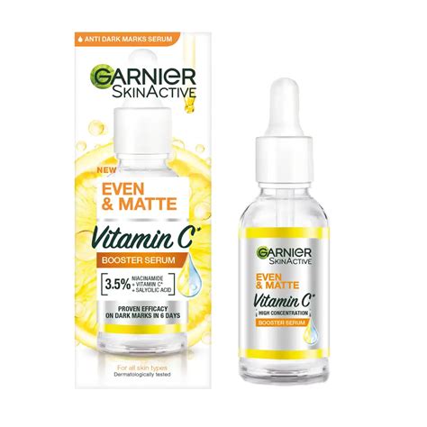 Garnier Even And Matte Vitamin C Booster Serum 30ml