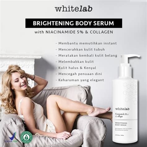 Jual Whitelab Brightening Body Serum 200gr Shopee Indonesia