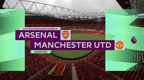 Arsenal Vs Manchester United Premier League Emirates Stadium Fifa