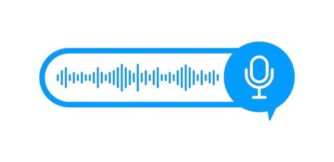 Premium Vector Voice Message Icon Voice Recognition With Microphone