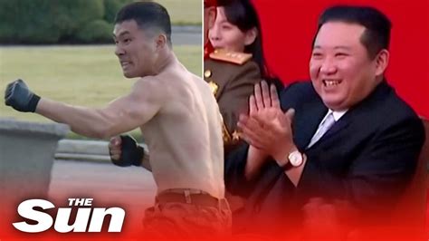 North Korea Military Break Bricks With Bare Hands In Bizarre Show Of