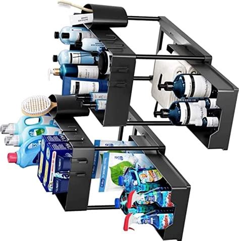 Amazon Puricon 2 Pack Under Sink Organizer 2 Tier L Shape Sliding