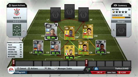 FIFA 13 Ultimate Team Hybrid Squad Builder Ft 88 Rated Beast YouTube