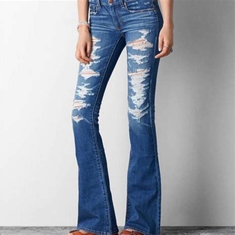 American Eagle Outfitters Boho Artist Flare Jeans Flare Jeans