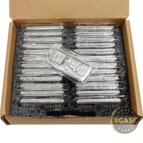 Oz Silver Bars Republic Metals Rmc Fine Cast Bullion Ingot