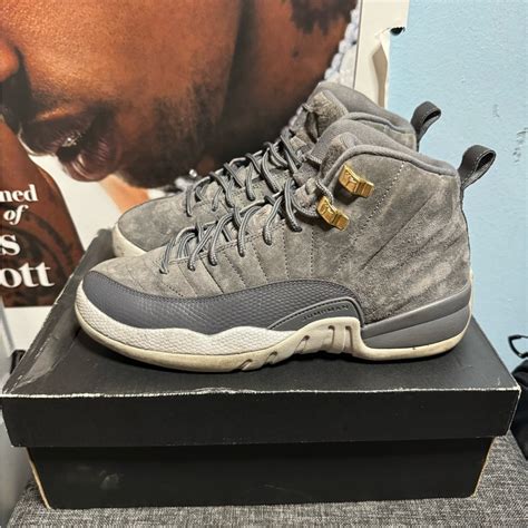 Jordan 12 Gs Dark Grey Gem